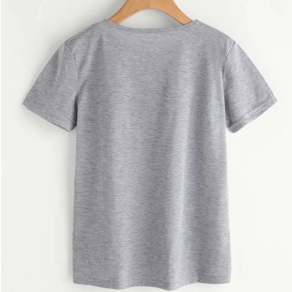 NEW Grey “First of all, No. Second of all, No” Tee - Picture 3 of 13